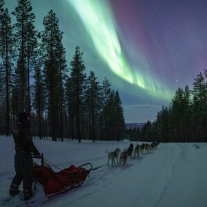 Emotion Planet Suède Laponie aurore boréale