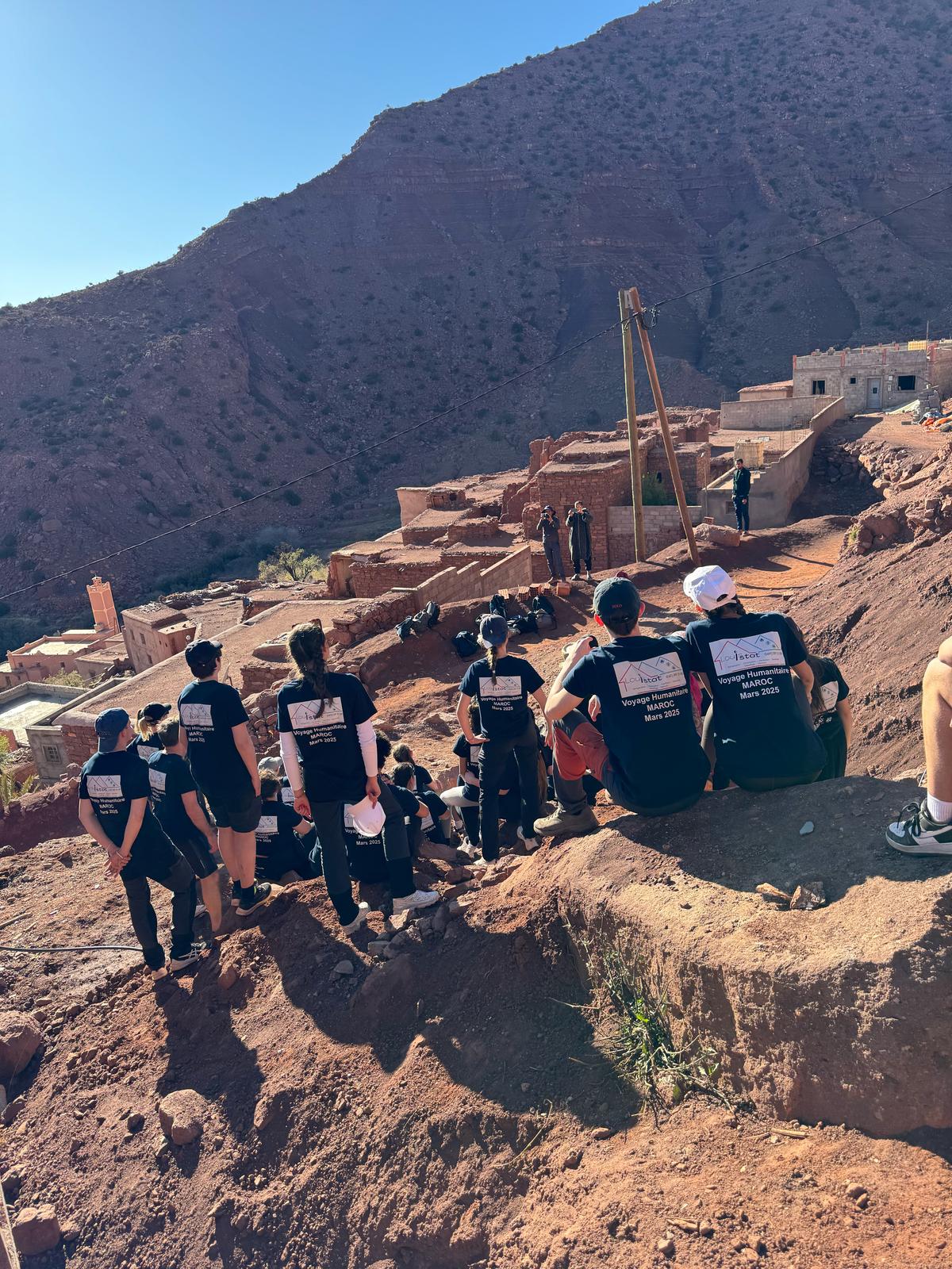 Emotion Planet Maroc Atlas Désert voyage scolaire solidaire humanitaire atlas chantier participatif
